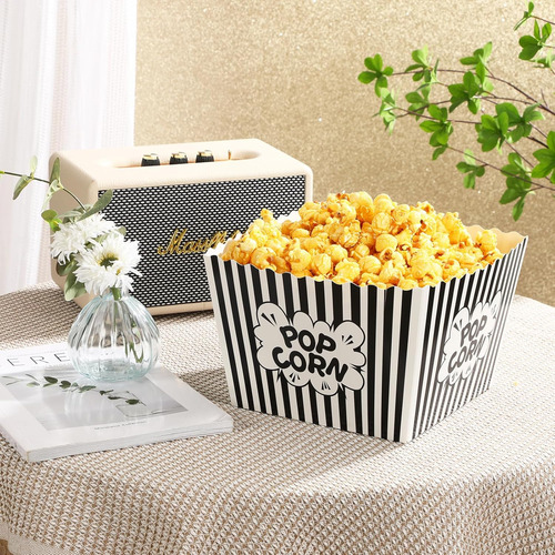 Tazón Para Palomitas De Maíz, Paquete De 12 Cubos De Papel P