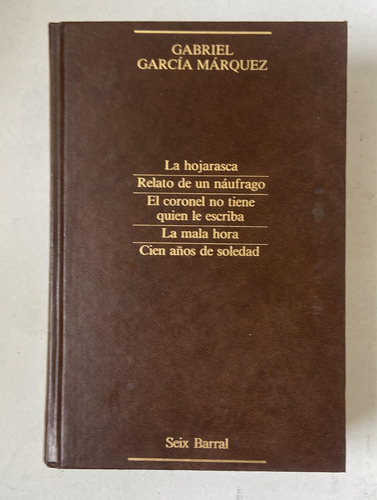 Gabriel García Márquez Narrativa Completa 1 Tapa Dura