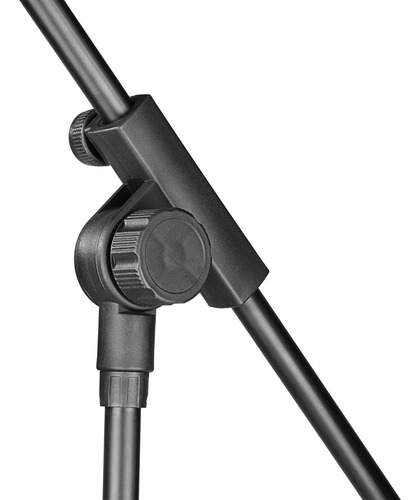 Pedestal Suporte Girafa Para Microfone Com Regulagem Altura Cor Preto