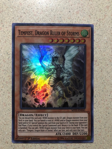 Tempest, Dragon Ruler Of Storms Yu-gi-oh!