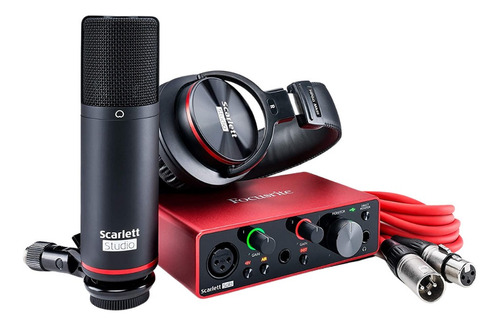 Focusrite Scarlett 2i2 Studio 3gen Kit De Grabacion Pack