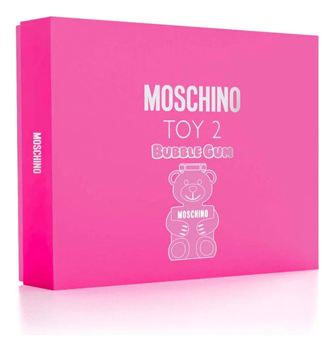 Set Toy 2 Bubble Gum De Moschino 4 Piezas Edt