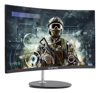 Sceptre Monitor Led Profesional Curvo De 24 Pulgadas 75 Hz .