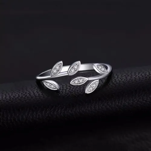 Anillo hoja de olivo sales