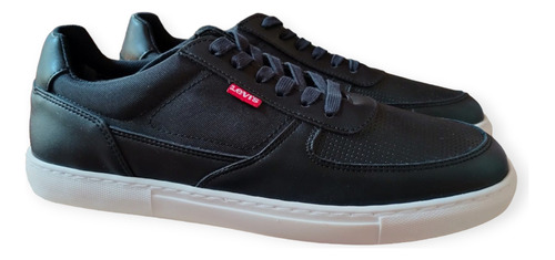 Tenis Para Hombre Levis Negros Comodos Casuales L2222492