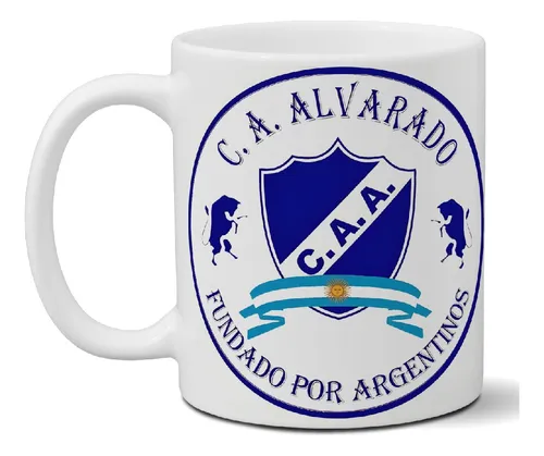Taza De Cerámica Futbol Club Atlético Alvarado Mar Del Plata