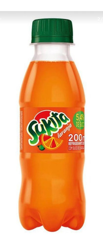 Refrigerante Sukita Laranja Caçulinha 200ml Kit C/ 12 Unid