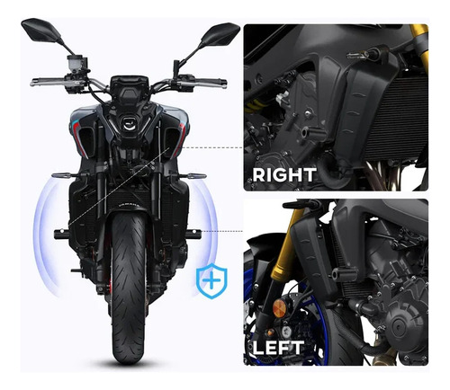 Mt09 2021 Frame Slider Crash Protector For Yamaha Mt-09/sp