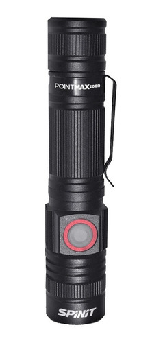 Linterna Recargable Spinit Pointmax 200r Usb 200 Lumens