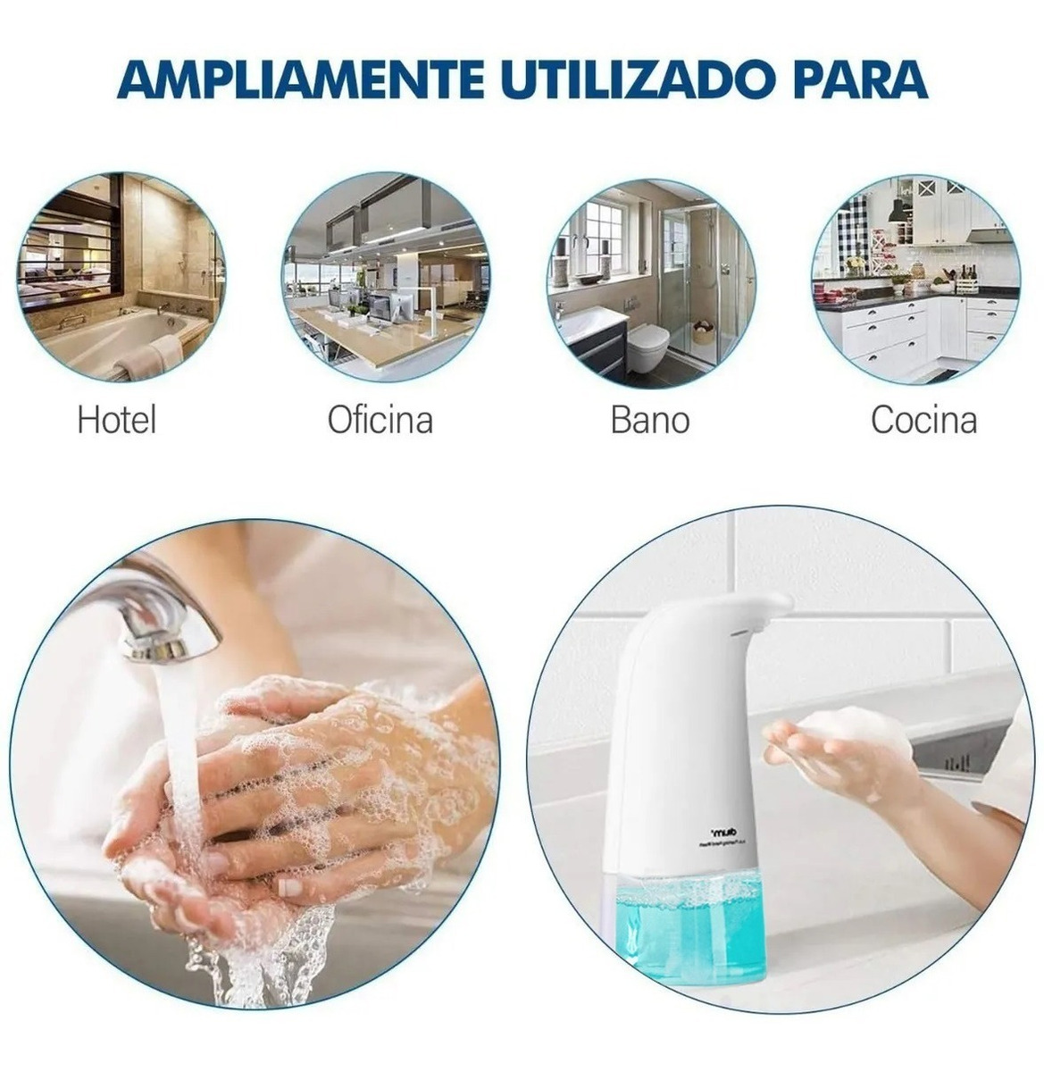 Dispensador Jabón Espuma Automático 250ml Hogar Cocina Baño | Mercado Libre