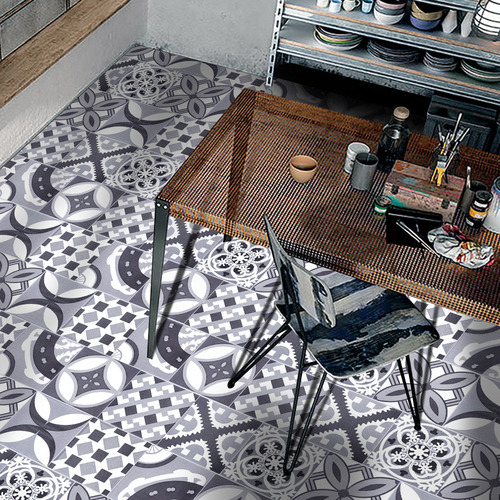 Pegatinas De Azulejos Retro: Pvc, Extraíbles Para Decoración