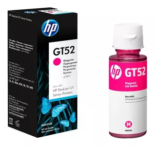 Botella Tinta Hp Gt52 Magenta Impresora Deskjet Gt 70ml