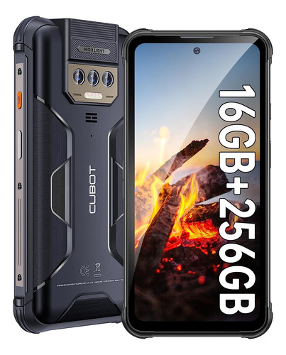 Cubot Kingkong Power Telefono Movil Resistente Android 13, 16gb+256gb, 10600mah(33w), Linterna Glare, 6.5  Fhd+, 20mp Visión Nocturna Smartphone