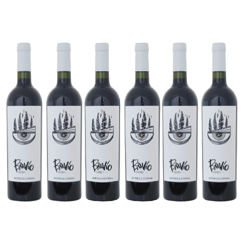 Botella De Vino Tinto Cabernet 750ml Bodega Uxmal Pack X6