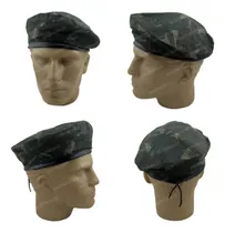 Comprar Kit 8 Boinas Estilo Militar Camuflada De Tecido