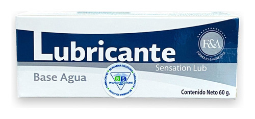 Lubricante Base Agua C/60g / F&a