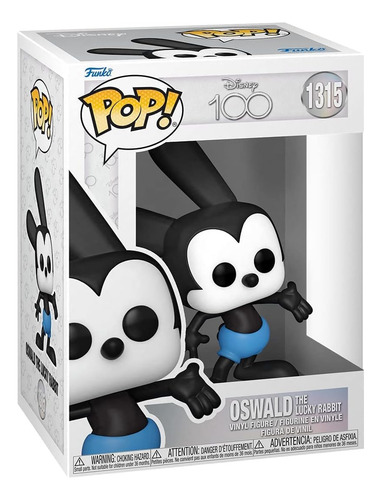 ¡funko Pop! Disney: Disney 100 - Oswald El Conejo Afortunado