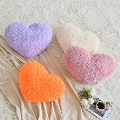 Almofada De Coração Decorativa Zcnyclam Soft Artificial Rabb