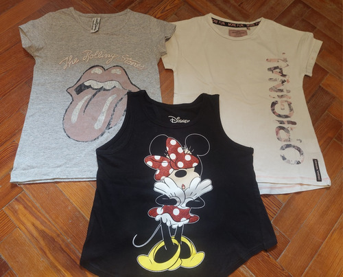 Pack 3 Remeras Nena Talle 4