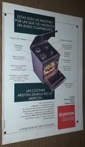 Comprar P221 Clipping Publicidad Cocina Ariston Zanella Año 1993