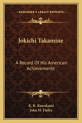 Libro Jokichi Takamine: A Record Of His American Achievem...