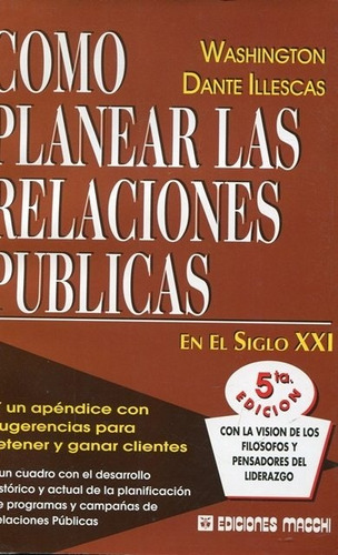 Como Planear Las Relaciones Publicas - Illescas Washington D