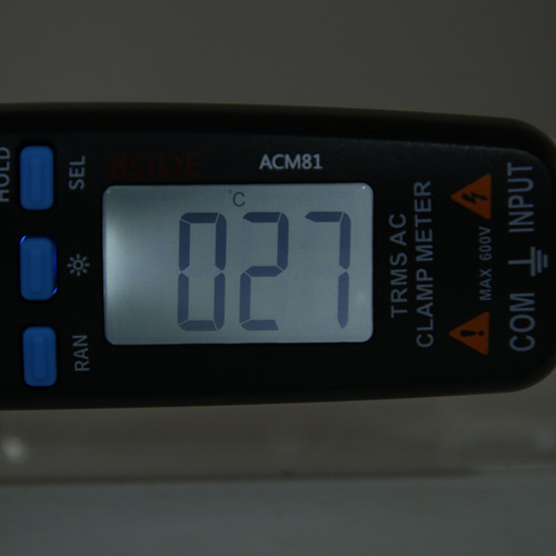 Medidor De Alta Pinça Acm81 Digital True Rms 2000 Counts