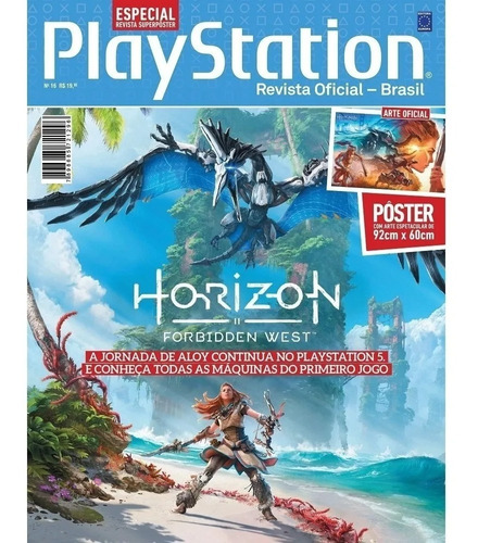 Revista Superpôster Playstation Horizon Forbidden West