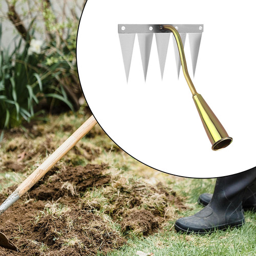 Herramienta De Hierba De Jardinería Desmontable 5 Dientes