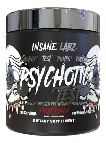 Psychotic Test Pre Entrenamiento + Pro Hormonal  Insane Labz