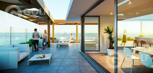 Imagen 15 de 15 de Vendo Monoambiente Con Vista Al Mar Y Cocina Definida En Rambla Malvin