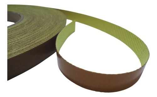 Fita Teflon Adesiva 13mm Para Seladora - 1 Metro Cor Marrom-claro