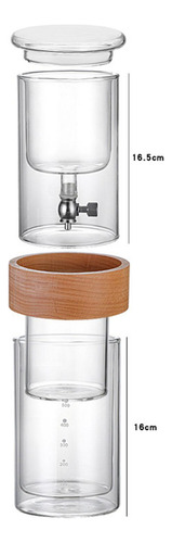 Vidrio Hielo Goteo Cafetera Té Café Hervidor Botella Para