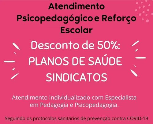 Imagem 1 de 5 de Reforço Escolar E Atendimento Psicopedagógico