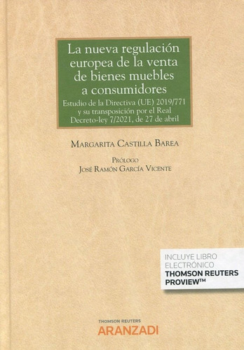 Libro Nueva Regulacion Europea De La Venta De Bienes Mueb...