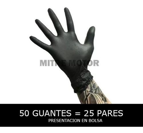 Guantes Descartables De Nitrilo + Resistentes!