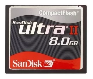 Memoria Compact Flash 8gb Sandisk Ultra Canon Nikon Sony