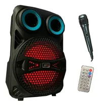 Comprar Bafle Potenciado 8'' Portatil Bluetooth Usb Control Remoto 