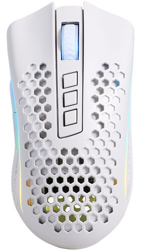 Mouse Gamer Redragon Storm Pro White M808w-ks Wireless Rgb F