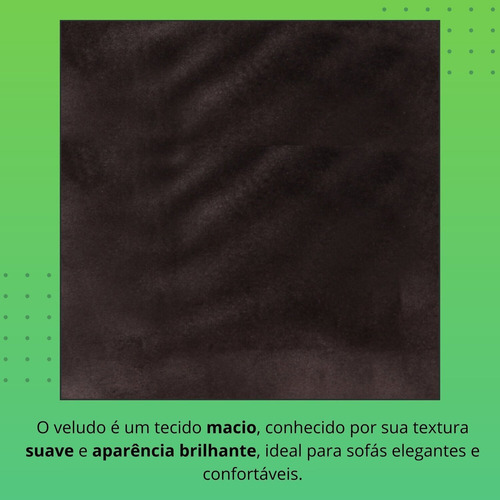 Sofá Moderno 3 Lugares Florianópolis Marrom Cg