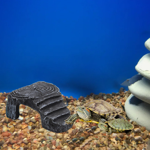 W S Habitat Rocking Rocks Para Tortugas, Plataforma Grande P