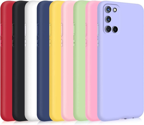 Silicone Case Con Felpa Interna Para Samsung A31