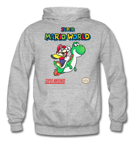Poleron Canguro Gustore De Super Mario World