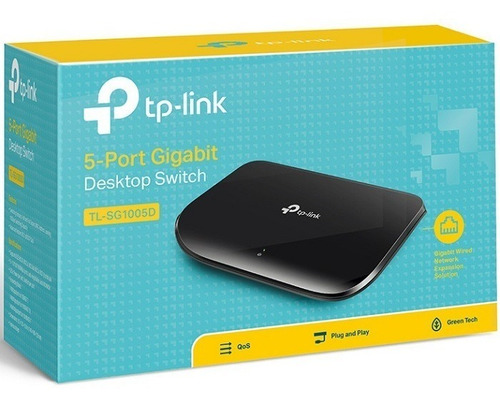 Imagen 6 de 6 de Switch 5 Puertos Tp-link Gigabit 10/100/1000 Mbps Tl-sg1005d