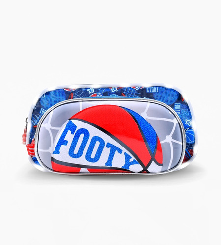 Cartuchera Dos Cierres Luz Footy Basket F17032 