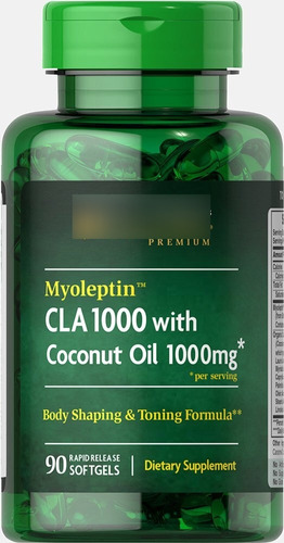 Puritan 's Pride Myoleptin Cla  con Coco Oil-90 softgels