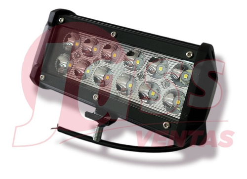 Imagen 2 de 5 de Faro Auxiliar 12 Led 36w Off Road 4x4 Moto Lancha Agro Barra