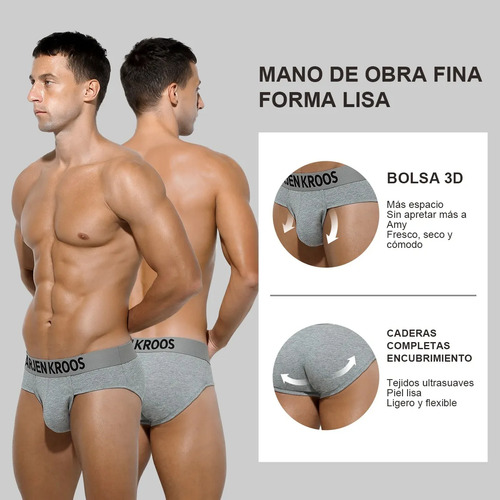 Slip Calzoncillo Ajustado Algodón Importado Arjen Kroos