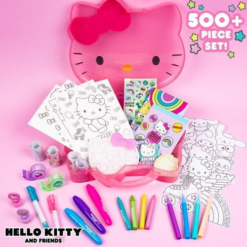 Hello Kitty Kit De Colorear Y Creatividad 500 Pzs