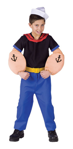 Disfraz De Popeye The Sailor Man Para Niños